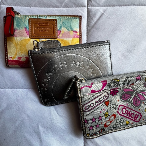 Coach keychain wallets in good condition. - Picture 3 of 4